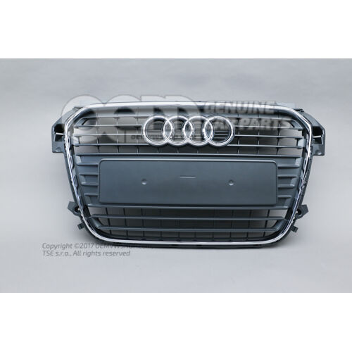 Hűtőrács kőszürke Audi A1/S1 8X 8X0853651  1QP