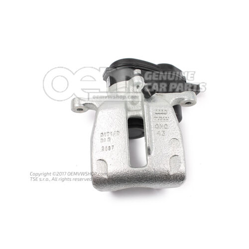 4G0615403A Audi A6/S6/A7/Avant/quattro/Sportback féknyereg ház szervomotorral fékbetétek nélkül 330x22mm bal hátsó 4G0615403A