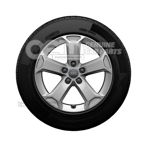 Alumínium felni téli gumival gyémánt ezüst Audi Q2 81 81A073567  8Z8
