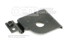 Tartólemez rögzítés a sínvezérlő karhoz 7E0941454A