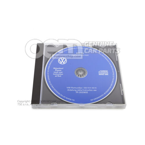 CD-ROM a szoftver adaptációhoz 5K0919360B