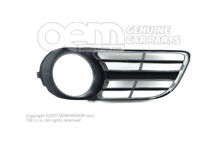 Ködlámpa borítás szatén fekete Skoda Fabia 6Y 6Y0853666F 9B9 (2)