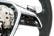 4K0419091BPXXC Audi RS6, RS7 C8 Alcantara multifunction heated steering wheel with steel grey stitching (12)