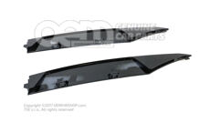 1 garnitúra kárpitok a szellőzéshez, feketén fényes Audi R8 Coupe/Spyder 42 420898459A T94 (1)