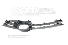 Légvezető rács szatén fekete Audi A6/S6/Avant/Quattro 4F 4F0807682  01C (2)