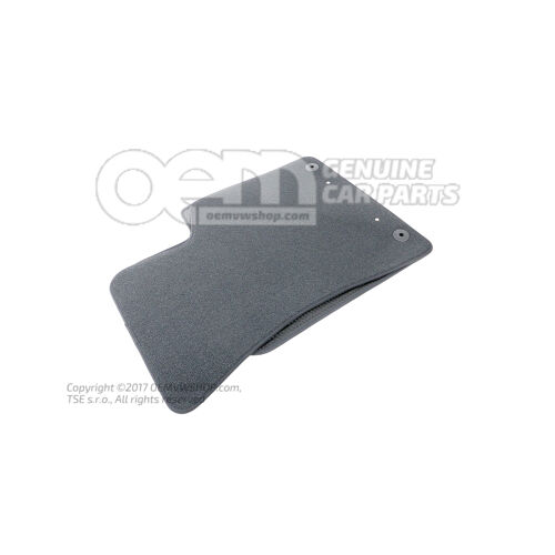 1 garnitúra lábtörlő (textil) soul (fekete) 8N1061232EB29G