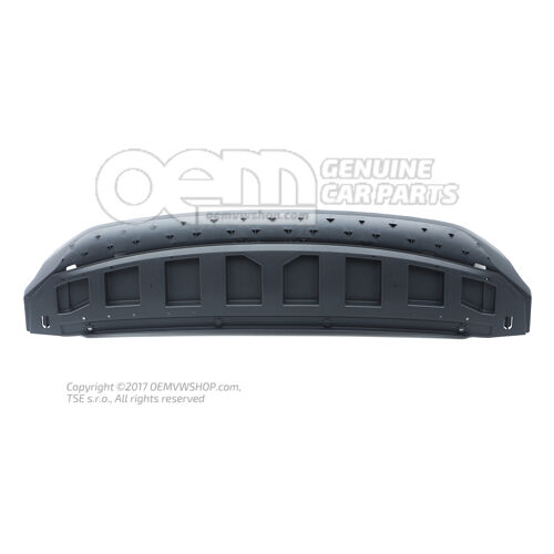 Záróelem szatén fekete Skoda Rapid 5J 5JA807611  9B9