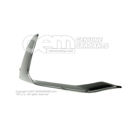Első légterelő fekete-fényes 4M8807062B T94