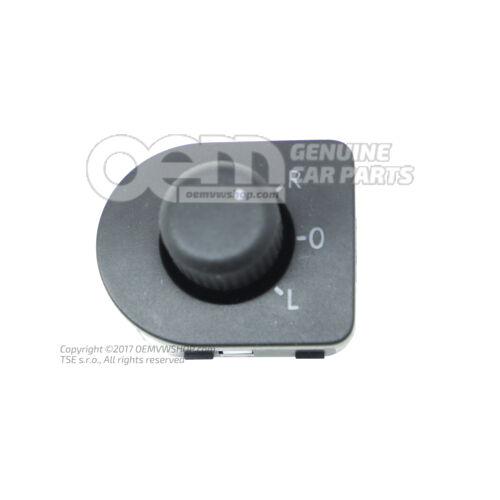 Külső tükör beállítás kapcsoló szatén fekete 1U2959565K 01C