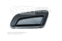 Beállító gomb, ülés, szatén fekete/fekete 7P6959815A QWA (2)