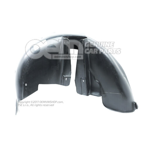Wheel housing liner, plastic satin black
