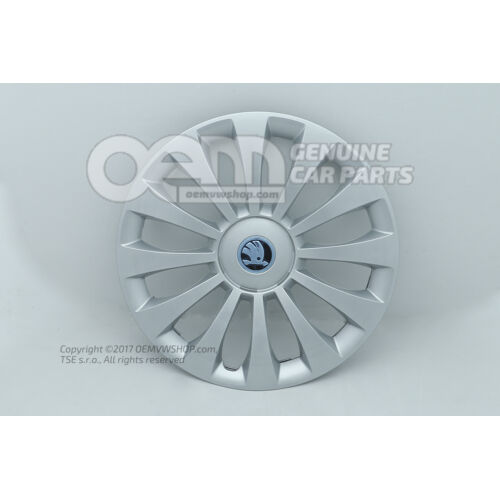Kerékkárpitok fényes króm Skoda Rapid 5J 5JA601147C Z31