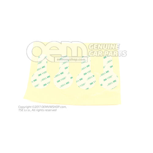 Ragasztóréteg a fékbetéthez 4G0615359