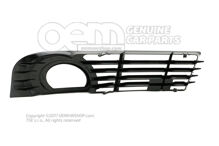 Légvezető rács szatén fekete Audi A8/S8 Quattro 4E 4E0807682AC01C (1)