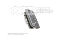 Biztonsági kapcsoló központi zárhoz szatén fekete/fehér 5G0962126A WHS Biztonsági kapcsoló központi zárhoz szatén fekete/fehér 5G0962126A WHS