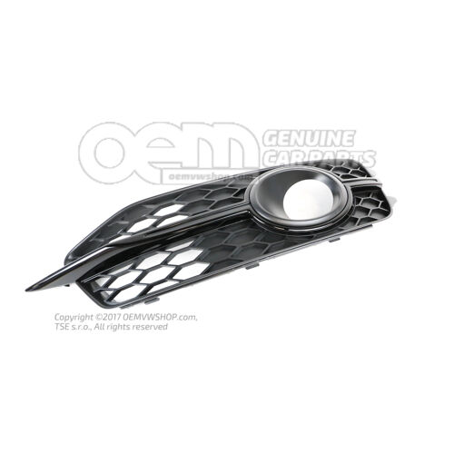 Rács ragyogó fekete Audi A6/S6/Avant/Quattro 4G 4G0807682K BMT