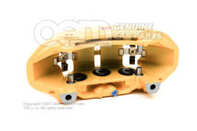 4J3615123C Audi e-tron GT sárga fékbetét nélküli féknyereg, 410x38mm méret, bal első 4J3615123AB (1)