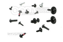 1 készlet rögzítő alkatrészek lökhárítóhoz 4K0098623 (3)