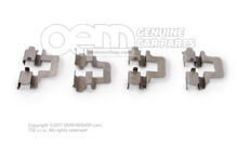 1 készlet fékbetét tárcsafékhez 1K0698451P (3)