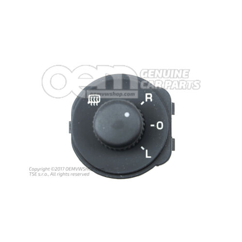 Külső tükörállítás kapcsolója fekete Skoda Octavia 1Z 1Z2959565A 3X1