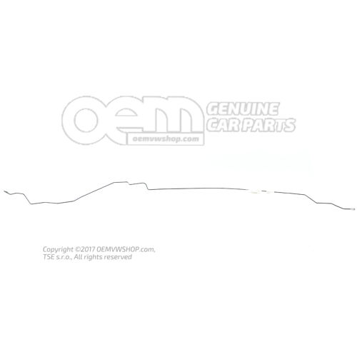 Fékvezeték a csatlakozó darabtól a Seat Exeo 3R féktömlőig 8E0611741AF