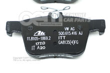 1 készlet fékbetét tárcsafékhez 5Q0698451T (1)