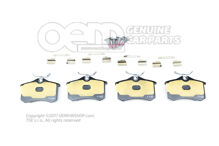 1 készlet fékbetét tárcsafékhez 'ECO' JZW698451C
