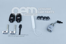 db zárhenger az ajtókilincshez és a műszerfal dobozfedélhez fekete/króm Audi RS6/RS6 plus/Avant Quattro 4G 4G0898374T TKE