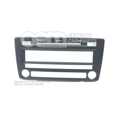 Rádió burkolat fekete 1Z0035212D 1QB