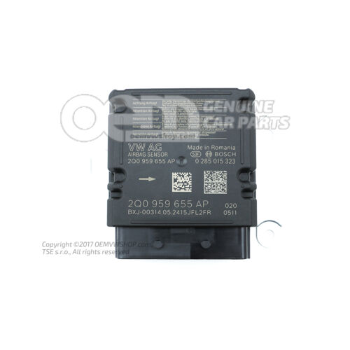 Légzsák vezérlőegység 2Q0959655AP