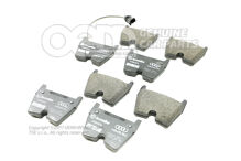 1 készlet fékbetét tárcsafékhez 420698151F