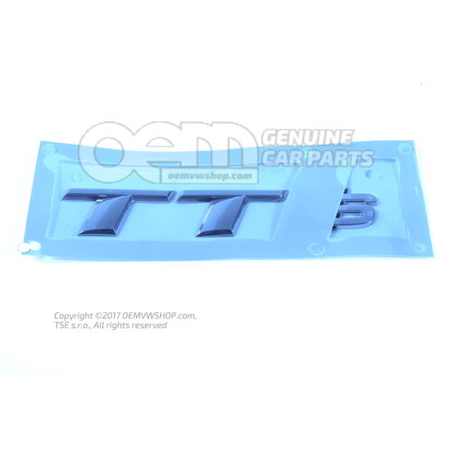 Felirat króm Audi TT/TTS Coupe/Roadster 8S 8S0853735A 2ZZ