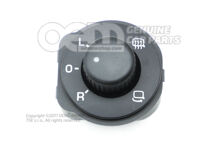 Külső tükör állítás kapcsolója fekete/fehér 1Z1959565J REH