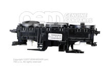 A friss levegő és a fűtés szaténfekete vezérlése 7H0820045AM9B9 (1)