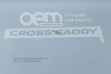 Filmfelirat gyémánt ezüst (sötét) Volkswagen Caddy 2K 2K5853685E 9ZD