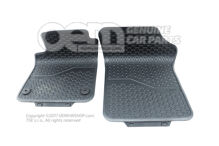 1 szett lábszőnyeg (gumi) fekete 1S1061501  041