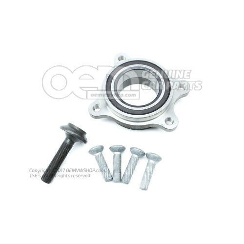 Kerékcsapágy szerelési alkatrészekkel 4M0498625G