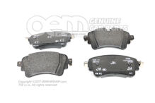 1 készlet fékbetét tárcsafékekhez 8W0698451BG