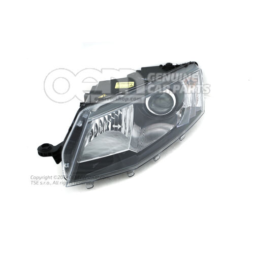 Halogén ikerfényszóró gázkisüléses izzóhoz Skoda Octavia 5E 5E1941017A