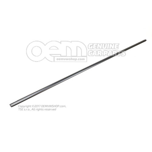 Window aperture seal satin black