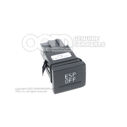 Nyomógomb az elektronikus stabilizáló programhoz -ESP- fekete 7H5927134B 3X1