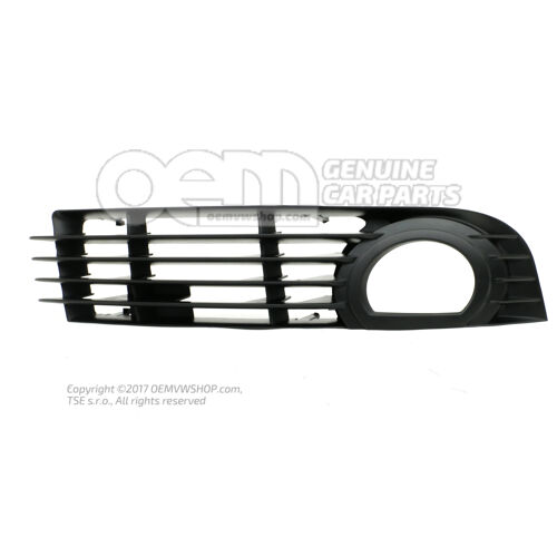 Légvezető rács szatén fekete Audi A8/S8 Quattro 4E 4E0807682AC01C