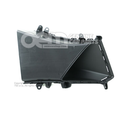 Légvezető csatorna szatén fekete Volkswagen Golf 5G 5G0807406  9B9