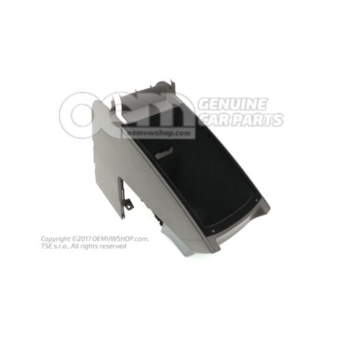 Középkonzol tárolóval. komp barna 3C0863315D 4A1