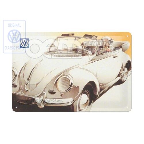 bádog fém jelzés VW Cabrio ZCP902281