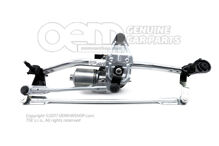 Ablaktörlő rögzítés ablaktörlő motorral - balkormányos 8V1955023D (1)