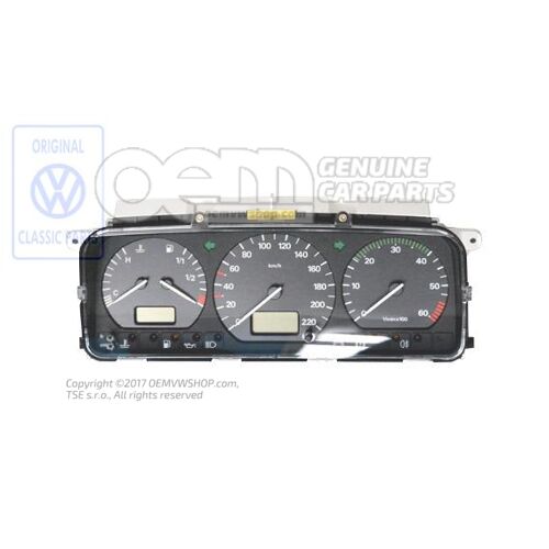Kombi műszer szatén fekete 7D0919862QV01C