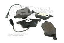 1 készlet: fékbetétek kopásjelzővel tárcsafékhez 8E0698151T