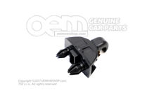 Rögzítő a napellenzőhöz, szatén fekete 4G0857562A 9B9 (2)