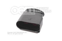 Lapos érintkezőház érintkezőreteszelő mechanizmussal csatlakozóelem kábelköteg motortérhez 1J0973835 Lapos érintkezőház érintkezőreteszelő mechanizmussal csatlakozóelem kábelköteg motortérhez 1J0973835